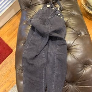 Jcrew, denim, overalls, black, medium!!